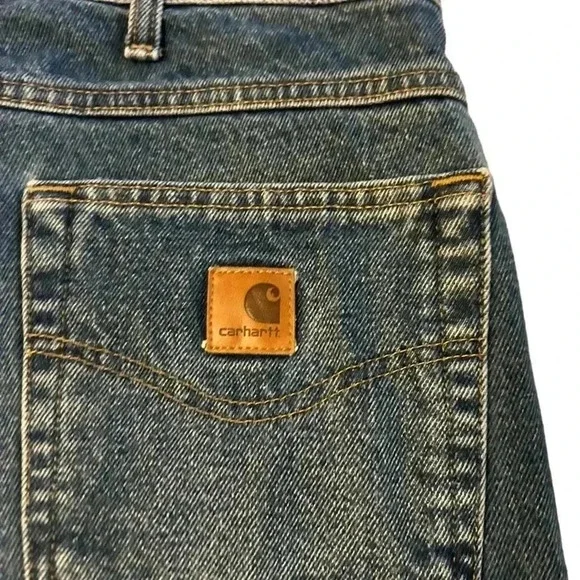 Carhartt Relaxed Fit Straight B17DST Men's Jeans Sz Tag=40x30 actual=40 x 29 EUC - Picture 7 of 11